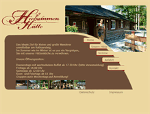 Tablet Screenshot of hiebammen-huette.info
